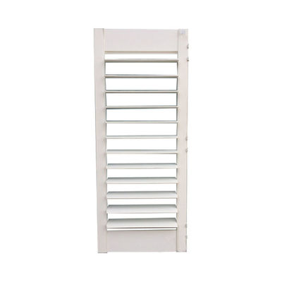Durable Design Eco Friendly PVC Plastic Blade Plantation Window Shutters From Shanghai