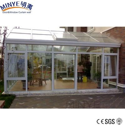 Modern Aluminum Garden Sun Room with Heat Insulation and Windproof Double Tempered Glass