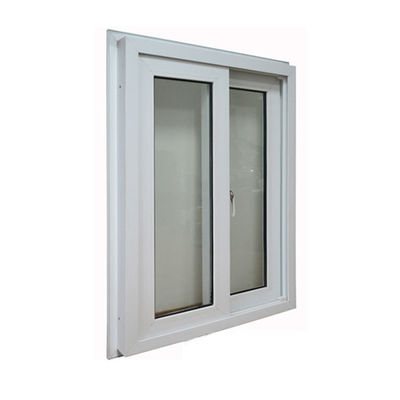 Commercial Position Customized Colors Sliding UPVC Window With Fiberglass Mash System