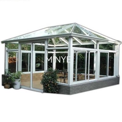 Courtyard Customized Powder-coated Hurricane Proof Laminated Tempered Glass Sun Room