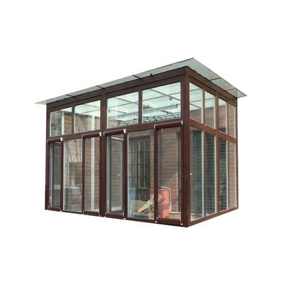 Courtyard Customized Powder-coated Hurricane Proof Laminated Tempered Glass Sun Room