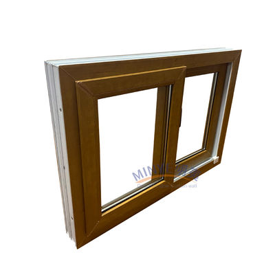 Customizable UPVC Sliding Windows with Horizontal Opening Pattern and Color Selection