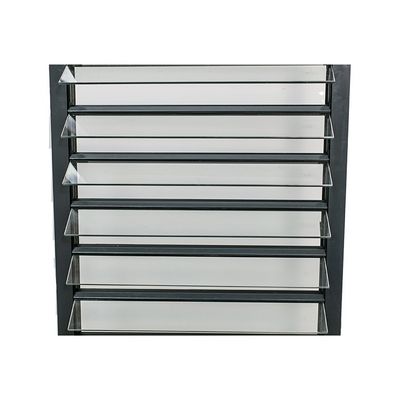 Modern Design Single Double Tempering Coating Low-E Jalousie Window Aluminum Frame