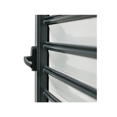 Modern Design Single Double Tempering Coating Low-E Jalousie Window Aluminum Frame