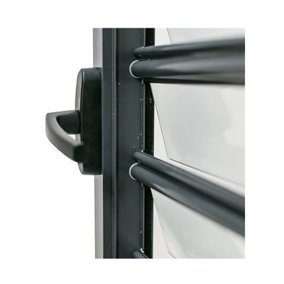 Modern Design Single Double Tempering Coating Low-E Jalousie Window Aluminum Frame