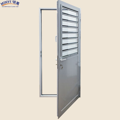 Anodizing/ Powder Coating/ Wooden Grain Finished Glass Shutter for Modern Security Louver