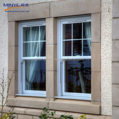 Office Sliding Glass Window Design with Aluminum Siding and Chinese Top Hardware
