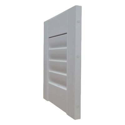 Economy Aluminum Alloy Bathroom Louver Windows with Windproof Glass Plantation Shutters