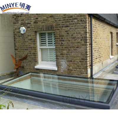 Swing Open Environmental Modern Design Skylight Glass Roof Lantern with Electric Blinds