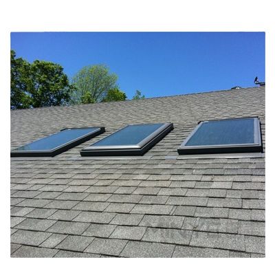 Swing Open Environmental Modern Design Skylight Glass Roof Lantern with Electric Blinds