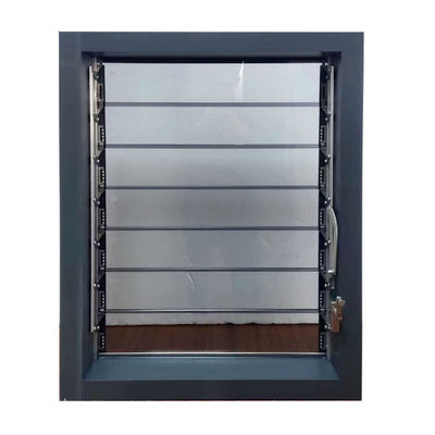 Outdoor Horizontal Glass Shutters with Customized Size and Long-Lasting Performance