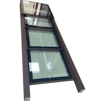 European-style VERTICAL Opening Pattern Skylights for Electric and Hurricane-proof Roofs