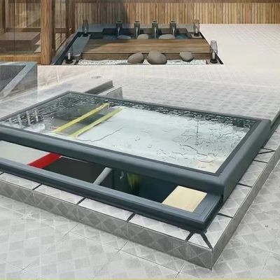 European-style VERTICAL Opening Pattern Skylights for Electric and Hurricane-proof Roofs
