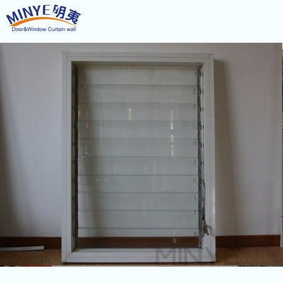 Decorative Aluminum Alloy Hurricane Glass Louver Blade Window for Security Measures