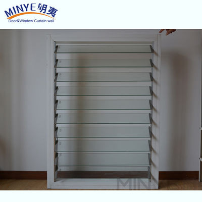 Decorative Aluminum Alloy Hurricane Glass Louver Blade Window for Security Measures
