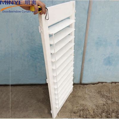 Customized PVC Louver Window with Adjustable Plantation Shutter Design and Louvers
