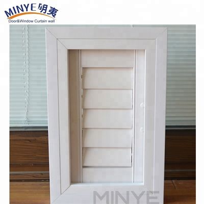 Customized PVC Louver Window with Adjustable Plantation Shutter Design and Louvers