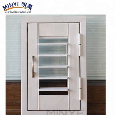 Customized PVC Louver Window with Adjustable Plantation Shutter Design and Louvers