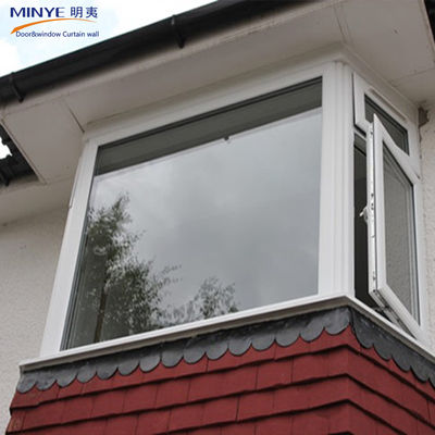 Double Glass Customized Size Upvc/Pvc Casement Window for Warmth and Sound Insulation