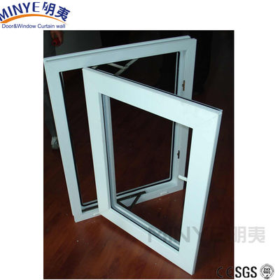 Double Glass Customized Size Upvc/Pvc Casement Window for Warmth and Sound Insulation
