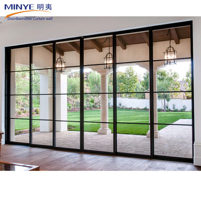 Aluminum Profile Courtyard Sliding Door with Heat Preservation and Anti-Thief Function