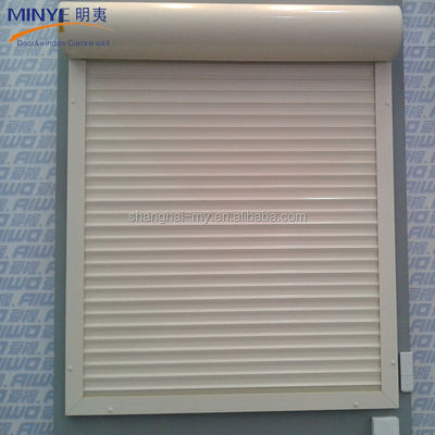 Finished Exterior Folding Shutters for Industrial Aluminum Roller Shutter Garage Doors
