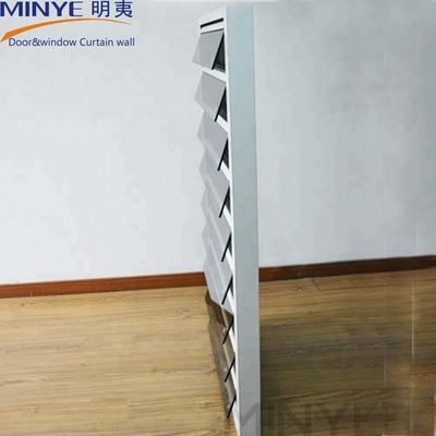 Vertical Opening Electric Aluminum Louver Shutters for Light and Ventilation Control