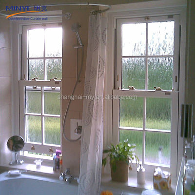 Aluminum Alloy Frame Sliding Window Featuring Tempered Safety Glass for House Design