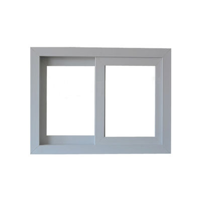 Double Tempered Glass Hurricane Proof Impact Sliding Windows for Office Plastic Frame
