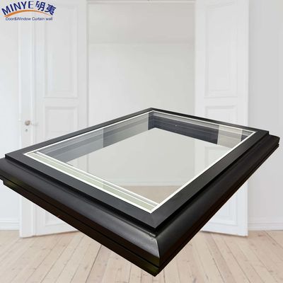 Electric Switch Sunshade and Waterproof Double Tempered Glass Aluminum Skylight Window
