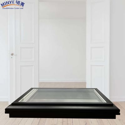 Electric Switch Sunshade and Waterproof Double Tempered Glass Aluminum Skylight Window