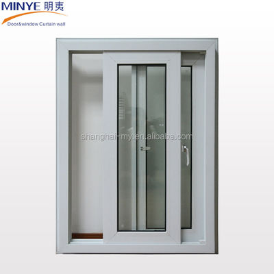 Innovative Customized Colors Noise Killer PVC/UPVC Sliding Window with Grills Design