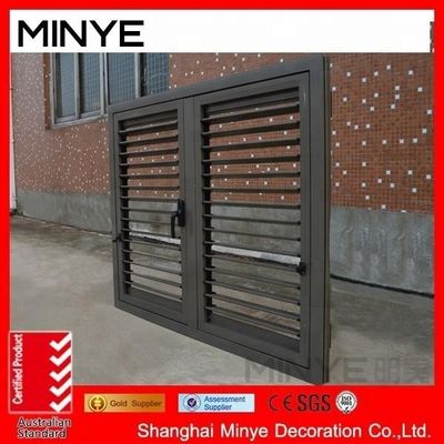 Manual Control Aluminum Alloy Frame Roll-up Shutter Window for Ventilation Management