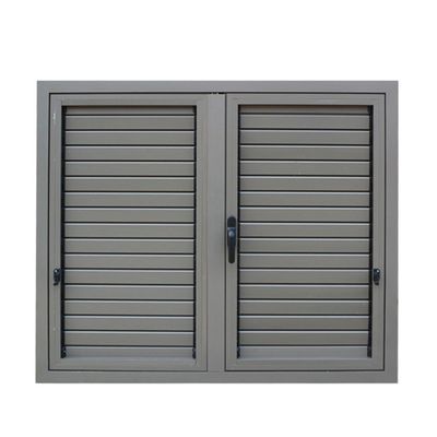 Louver Handle Cranking Shutter with Aluminum Alloy Frame and Customized Colors