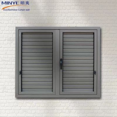 Louver Handle Cranking Shutter with Aluminum Alloy Frame and Customized Colors