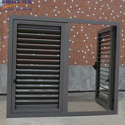 Louver Handle Cranking Shutter with Aluminum Alloy Frame and Customized Colors