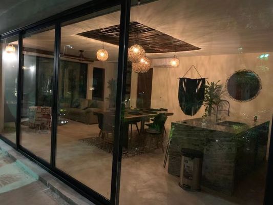 Double Glazed Aluminum Alloy Sliding Glass Window and Stacker Doors for Modern Design