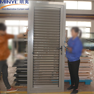 Improved Ventilation Aluminum Alloy Flush Door Shutter with Manual or Electric Adjust