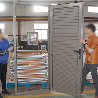 Improved Ventilation Aluminum Alloy Flush Door Shutter with Manual or Electric Adjust