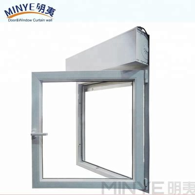 Commercial Grade Manual Rolling Shutter Window with 3.0mm Thick Aluminum Profile