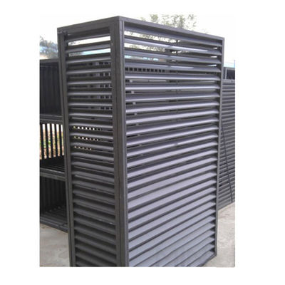 Aluminum Profile Frame 6063-T5 Fixed Plantation Shutter for Beauty and Safety Louvers