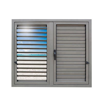 Aluminum Profile Frame 6063-T5 Fixed Plantation Shutter for Beauty and Safety Louvers