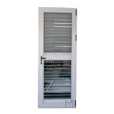 Aluminum Dutch Glass Double Open Single Door Swing Style Entryway Access Point