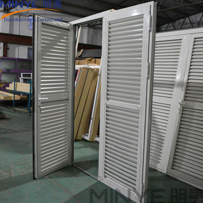 Anti-Wind Fixed Design Aluminum Alloy Louver Shutter with Chinese or German Hardware