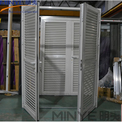 Anti-Wind Fixed Design Aluminum Alloy Louver Shutter with Chinese or German Hardware