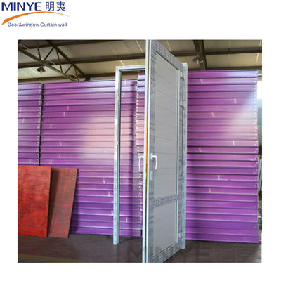 Main Material PVC White Color Upvc/pvc Casement Door With Fixed Plank Single Door