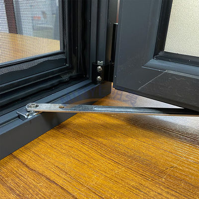 Good Sealing Thermal Break Aluminum Tilt and Turn Window with Double Tempered Glass