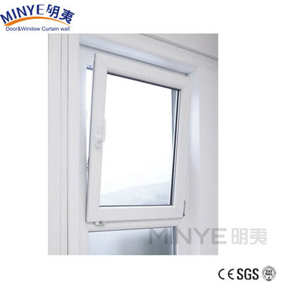 Water Penetration Rate 250 Pa Top Hung Window Design for Toilet or Bathroom