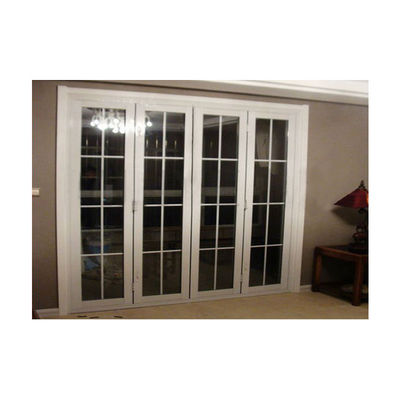 Bi-Folding Sliding Door on Soundproof Partition Wall Durable Finished Accordion Doors