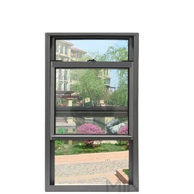 Non-Thermal Break Aluminum Profile American Aluminum Up Down Sliding Double Hung Window